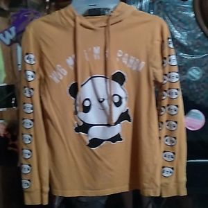 Hug me I'm a panda top